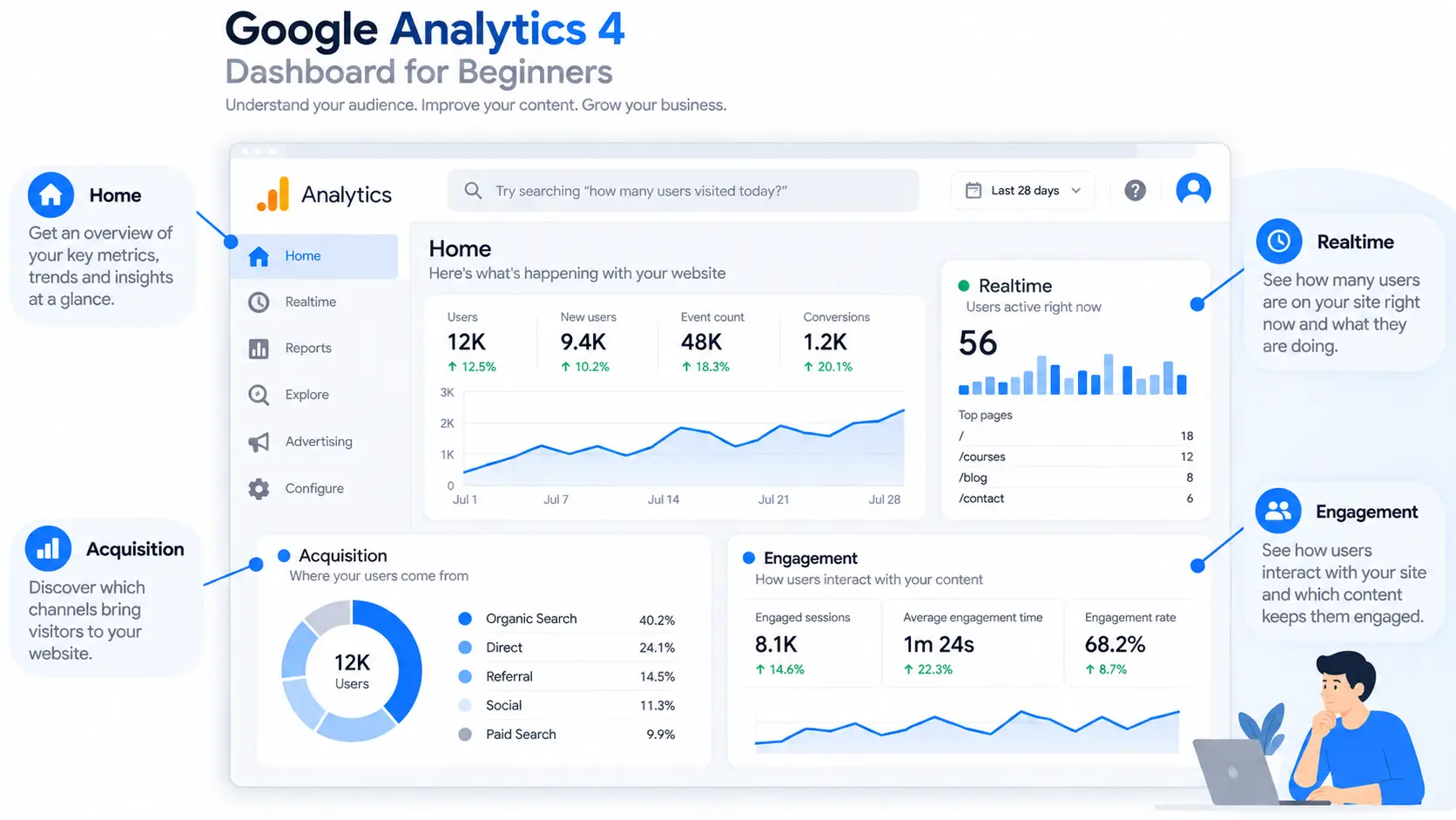 google analytics dashboard